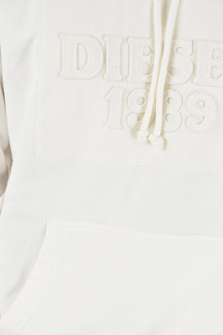 Maxi Frontal Logo Hoodie with Patch Pocket