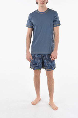 RED TAG Plat-Motif Shorts and T-shirt UMKIT-JUST-STARK-X Pyjamas Set
