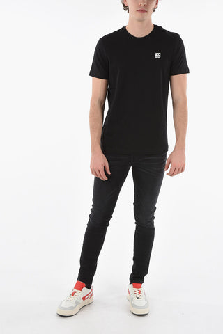 T-Shirt T-DIEGOS-K30 in Cotone a Tinta Unita