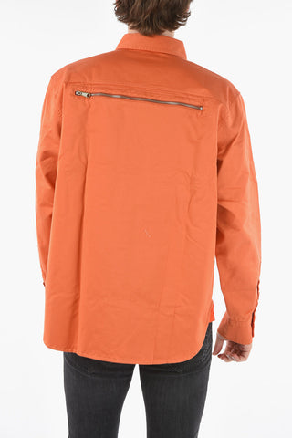 Cotton S-ROOW Overshirt with Back Pocket