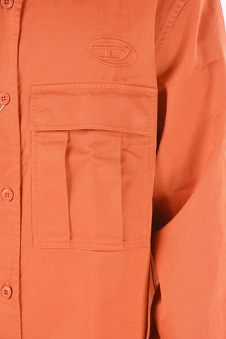 Cotton S-ROOW Overshirt with Back Pocket