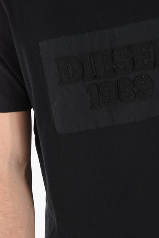 Logo Embossed Crew-neck T-Shirt