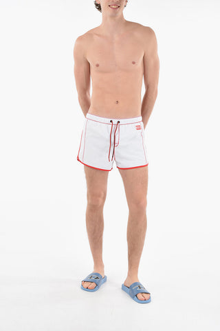 RED TAG Visible Stitching Nylon BMBX-REEF-30 Swim Shorts
