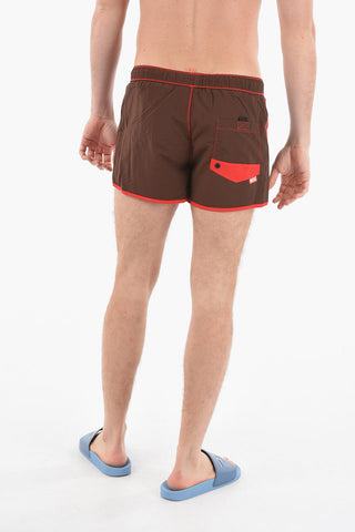 RED TAG Visible Stitching Nylon BMBX-REEF-30 Swim Shorts