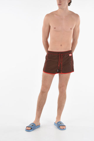 RED TAG Visible Stitching Nylon BMBX-REEF-30 Swim Shorts