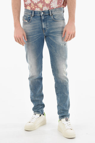 Mid Waist Slim Fit D-STRUKT Jeans 15cm L32