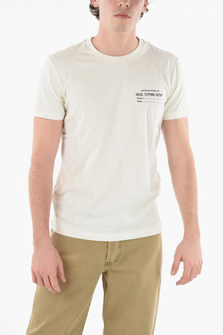 Printed T-DIEGOR-C5 Crew-Neck T-shirt