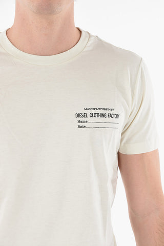 Printed T-DIEGOR-C5 Crew-Neck T-shirt