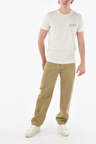 Printed T-DIEGOR-C5 Crew-Neck T-shirt