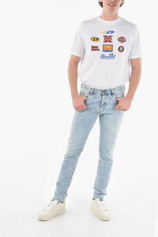 Visible Stiching Slim fit D-LUSTER Jeans 18cm L32
