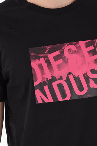 T-Shirt T-DIEGOS-K16 con Stampa sul Fronte