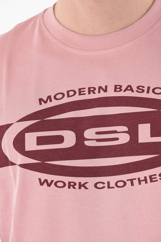 Crew-Neck T-JUST-HS1 T-Shirt with Contrasting Print