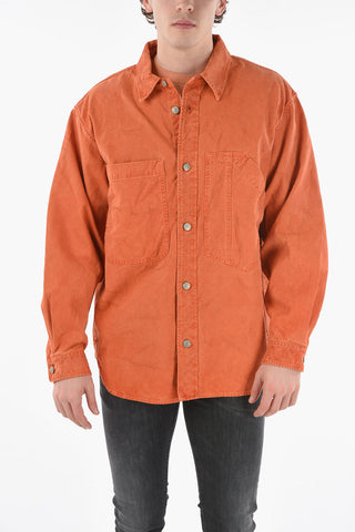 Overshirt S-MOUNT in Denim con Doppio Taschino