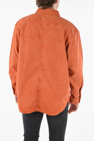 Overshirt S-MOUNT in Denim con Doppio Taschino