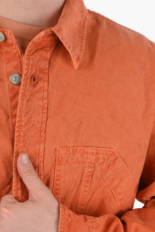 Overshirt S-MOUNT in Denim con Doppio Taschino