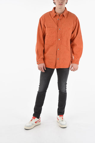 Overshirt S-MOUNT in Denim con Doppio Taschino