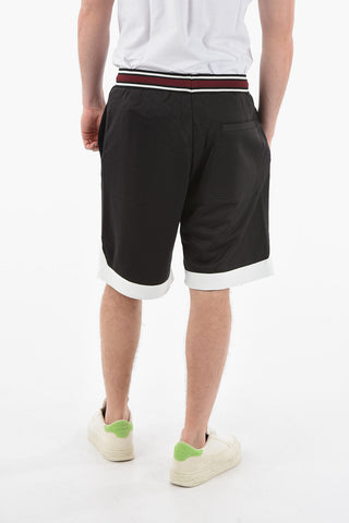 Contrasting Drawstring Waist P-BOWLY 3 Pockts Shorts 