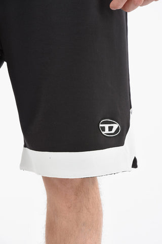 Contrasting Drawstring Waist P-BOWLY 3 Pockts Shorts 