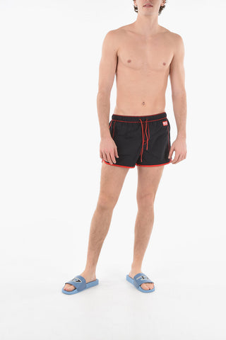 RED TAG Visible Stitching Nylon BMBX-REEF-30 Swim Shorts