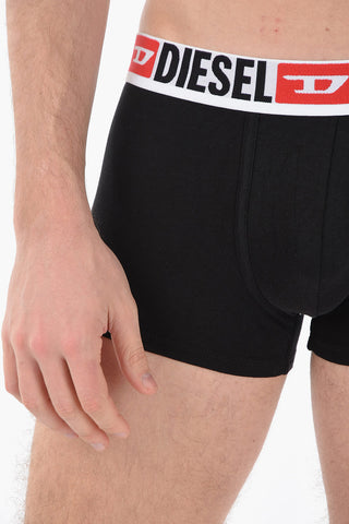 Logoed at the Waist UMBX-DAMIEN 3 Pairs of Boxers Set