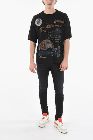 Printed Crew-neck T-BALM-C1 T-Shirt