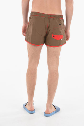 RED TAG Visible Stitching Nylon BMBX-REEF-30 Swim Shorts