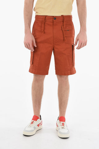 Shorts Cargo P-COR in Cotone con Passanti