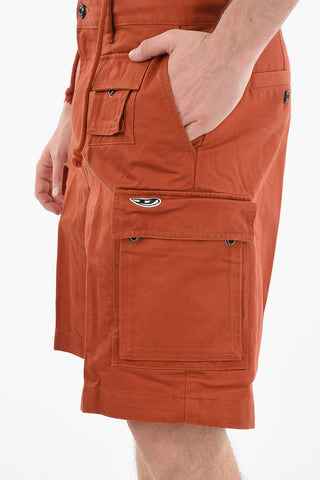 Shorts Cargo P-COR in Cotone con Passanti