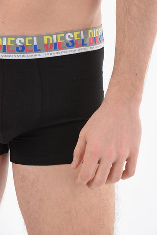 Logoed at the Waist UMBX-DAMIEN 3 Pairs of Boxers Set