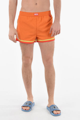 RED TAG Costume da Bagno Boxer BMBX-REEF-30 in Nylon con Bande a Contrasto