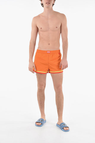 RED TAG Costume da Bagno Boxer BMBX-REEF-30 in Nylon con Bande a Contrasto
