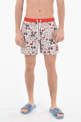 RED TAG Costume da Bagno Boxer BMBX-CAYBAY a Fantasia Floreale