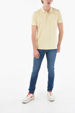 RED TAG Piquè Cotton WORKY Polo Shirt with Breast Pocket