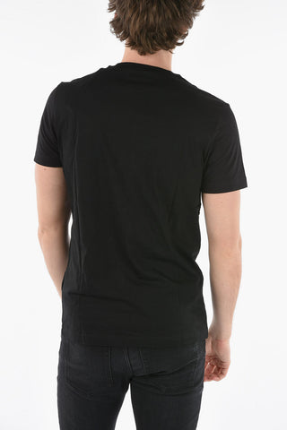 T-shirt Girocollo T-DIEGOS-K24 in Cotone con Stampa Frontale