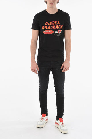 Front Printed T-DIEGOR-C7 T-Shirt