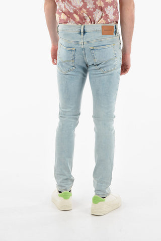 Visible Stiching Slim fit D-LUSTER Jeans 18cm L32