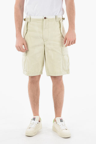 Cotton P-ATLAN Cargo Shorts with Belt Loops