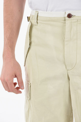 Cotton P-ATLAN Cargo Shorts with Belt Loops