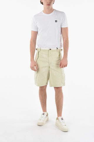 Cotton P-ATLAN Cargo Shorts with Belt Loops
