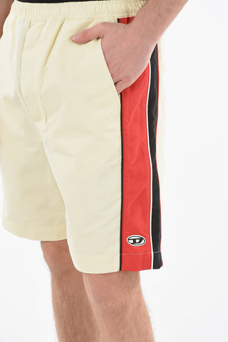 Contrasting Side Bands P-SPORTS Shorts