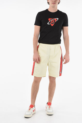 Contrasting Side Bands P-SPORTS Shorts