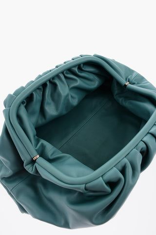 Leather THE POUCH Handbag with Magnetic Closure