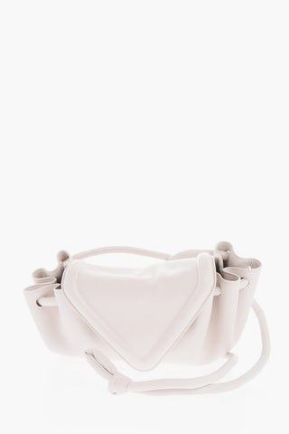 Leather BEAK Crossbody Bag with Magnetic Closure