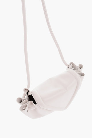 Leather BEAK Crossbody Bag with Magnetic Closure