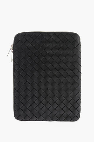 Pochette Porta Documenti in Pelle Intrecciata