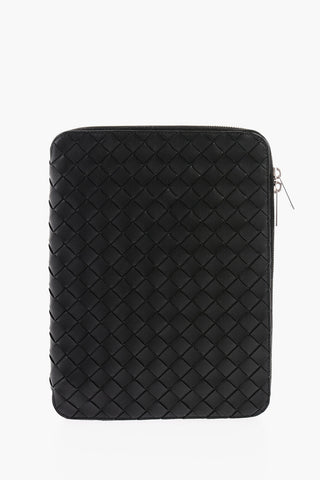 Pochette Porta Documenti in Pelle Intrecciata