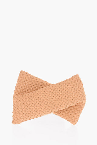 Pochette CRISSCROSS in Pelle Intrecciata con Interni Sfoderati