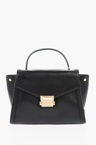 Borsa a Mano in Pelle MEDIUM WHITNEY con Tracolla Removibile