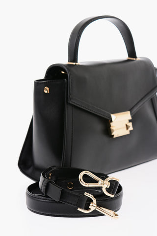 Borsa a Mano in Pelle MEDIUM WHITNEY con Tracolla Removibile