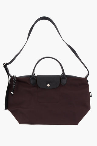 Double Handle LE PLIAGE ENERGY Canvas Crossbody Bag